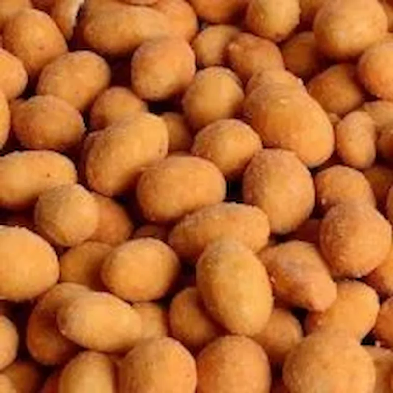 Croquettes d’arachides grillées dans sachet kraft – Snack croustillant salé – Noix de Luxe