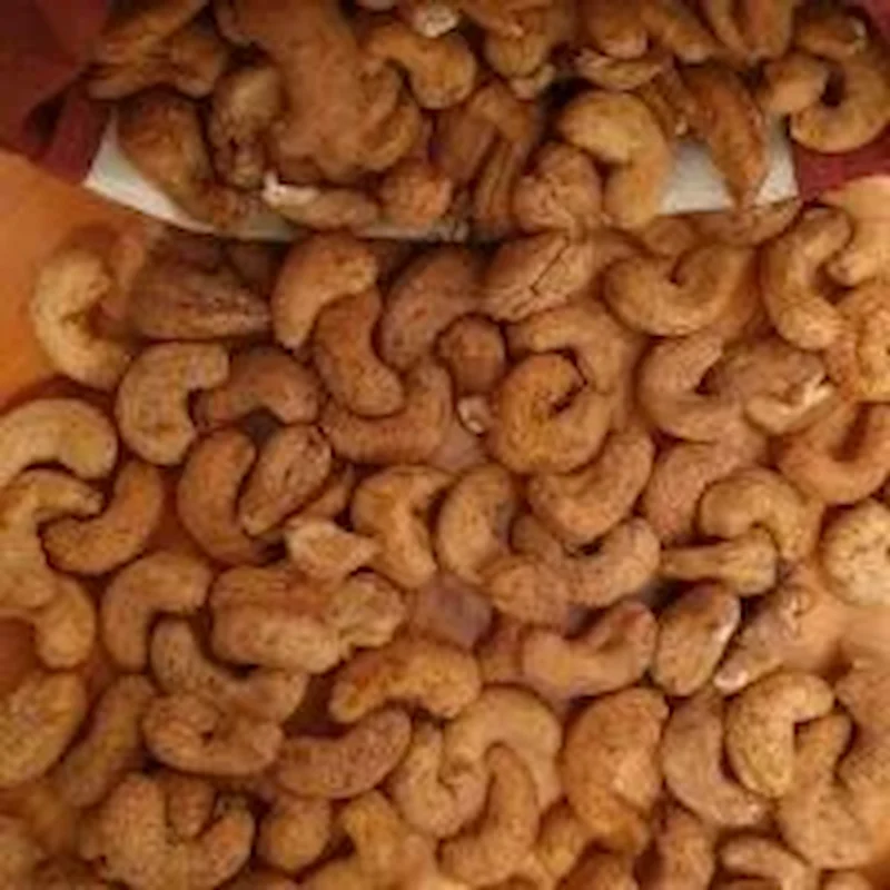 Noix de cajou fumées grillées et salées – apéritif au goût intense et naturel