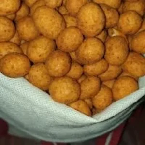 Arachides croquantes enrobées au thym naturel – emballage kraft – Noix de Luxe