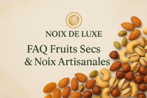 Mélange de fruits secs, fruits à coque et fruits déshydratés artisanaux de qualité supérieure de Noix Deluxe