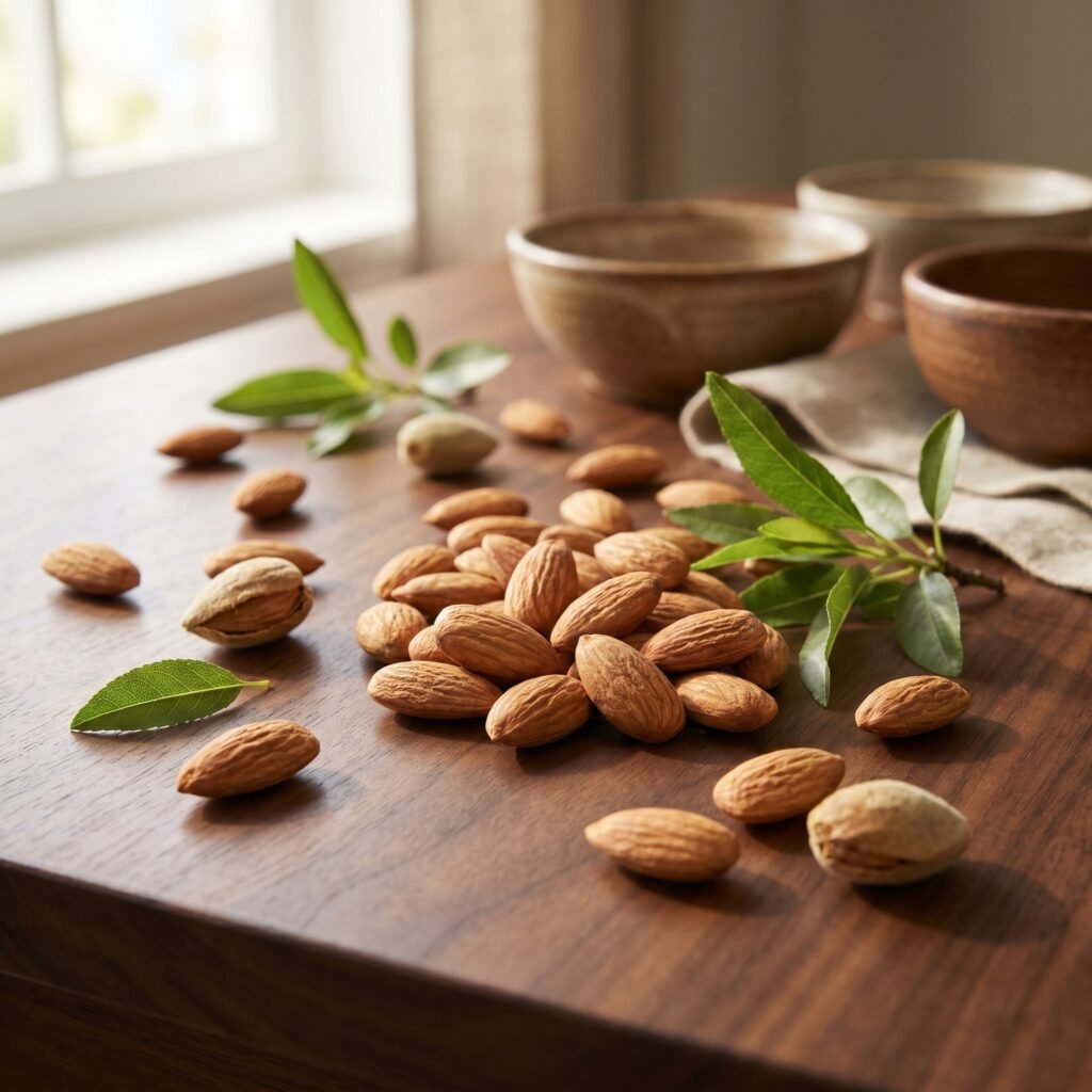 Collation saine aux amandes Noix de Luxe