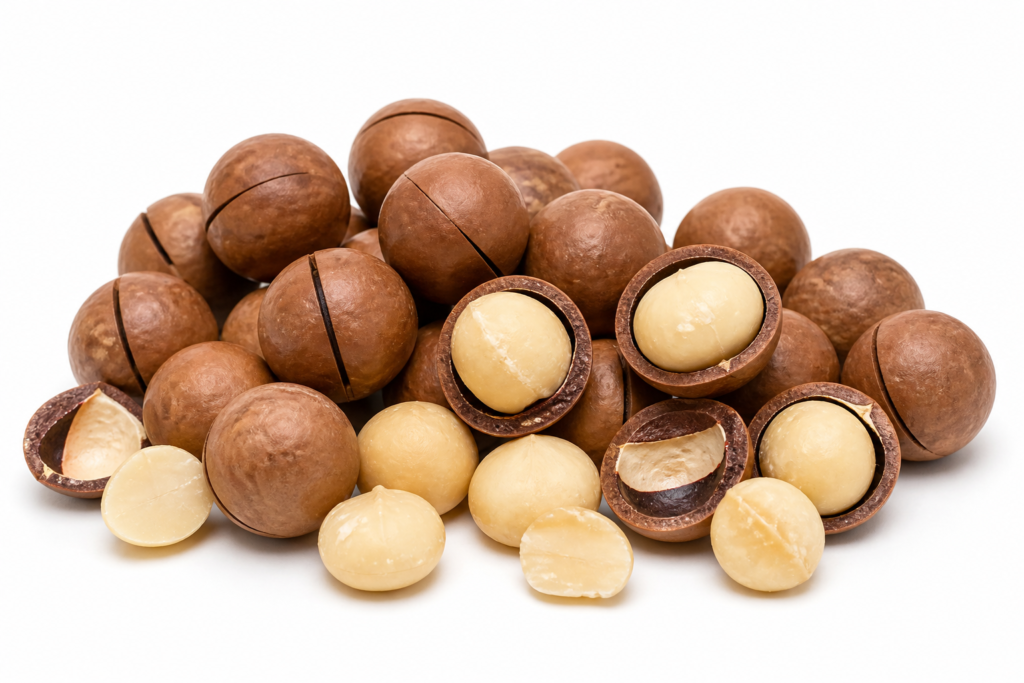 Texture fondante des noix de macadamia Premium – noixdeluxe.store